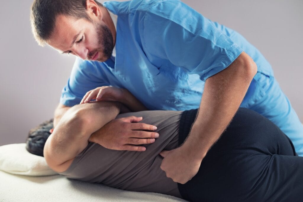 Chiropractic Back Adjustment